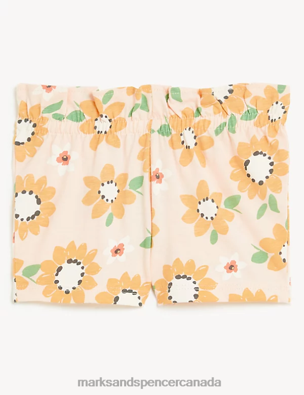 Marks and Spencer sale - Baby Multi Clothing Marks & Spencer 3pk Pure Cotton Printed Shorts 20VTD7683