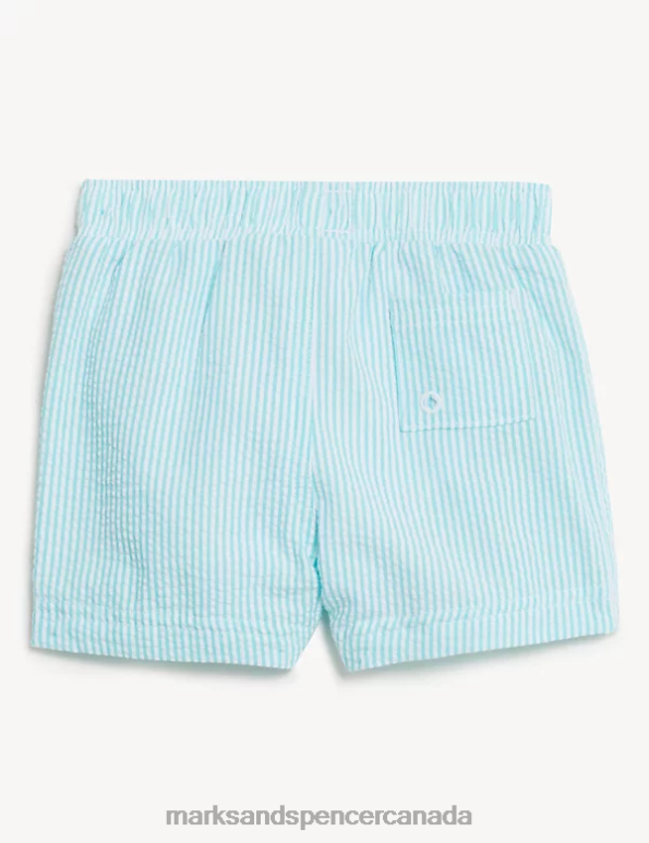Marks and Spencer Canada - Baby Multi Clothing Marks & Spencer Striped Swim Shorts 20VTD7278