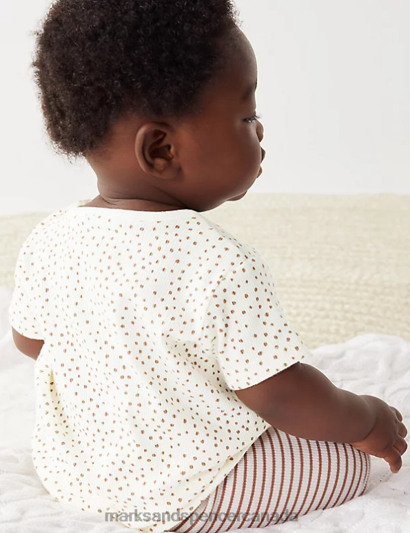 Marks and Spencer near me - Baby Mocha Mix Clothing Marks & Spencer Cotton Rich Big Hugs Slogan T-Shirt 20VTD7448