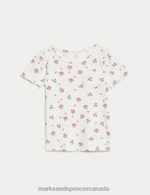 Baby Multi Clothing Marks & Spencer 3pk Cotton Rich T-Shirts 20VTD7661 - Marks and Spencer Canada locations