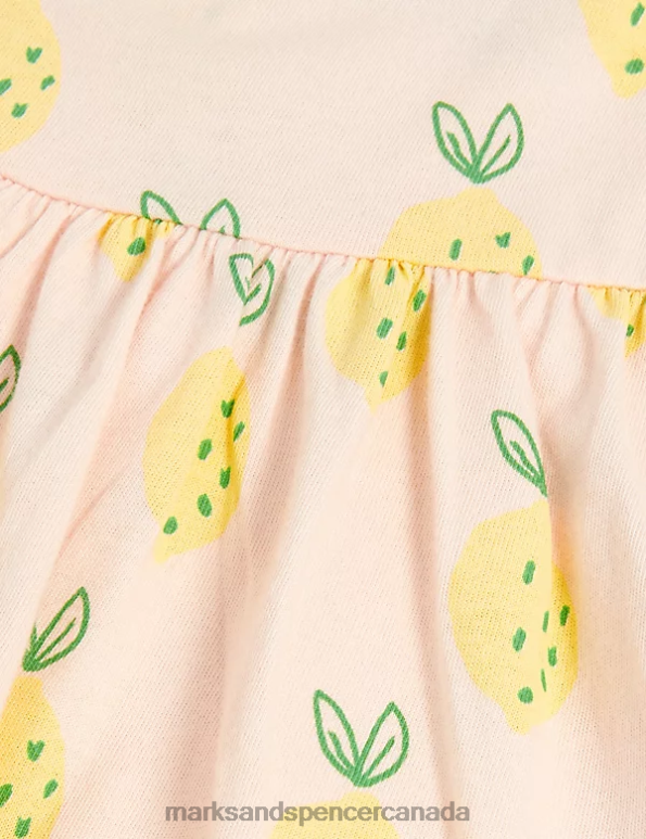 Marks and Spencer sale - Baby Multi Clothing Marks & Spencer 3pk Pure Cotton Lemon & Plain T-Shirts 20VTD7688