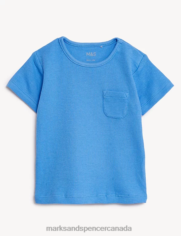 Marks and Spencer Canada - Baby Multi Clothing Marks & Spencer 3pk Pure Cotton T-Shirts 20VTD7295
