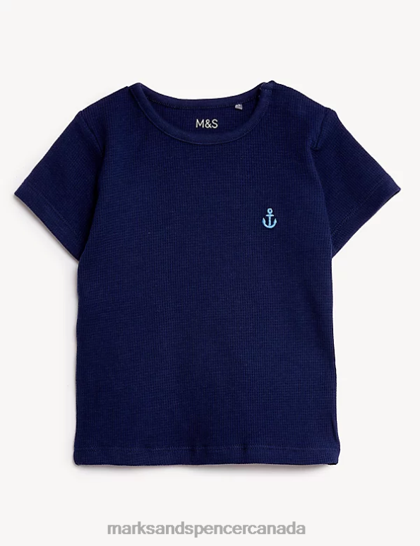 Marks and Spencer Canada - Baby Multi Clothing Marks & Spencer 3pk Pure Cotton T-Shirts 20VTD7295