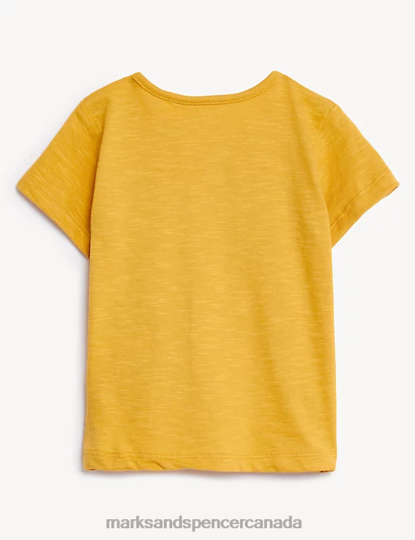 Marks and Spencer Canada - Baby Multi Clothing Marks & Spencer 3pk Pure Cotton T-Shirts 20VTD7295