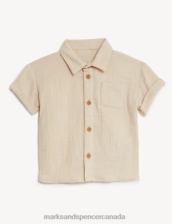 Marks and Spencer near me - Baby Stone Clothing Marks & Spencer Pure Cotton Shirt 20VTD7745