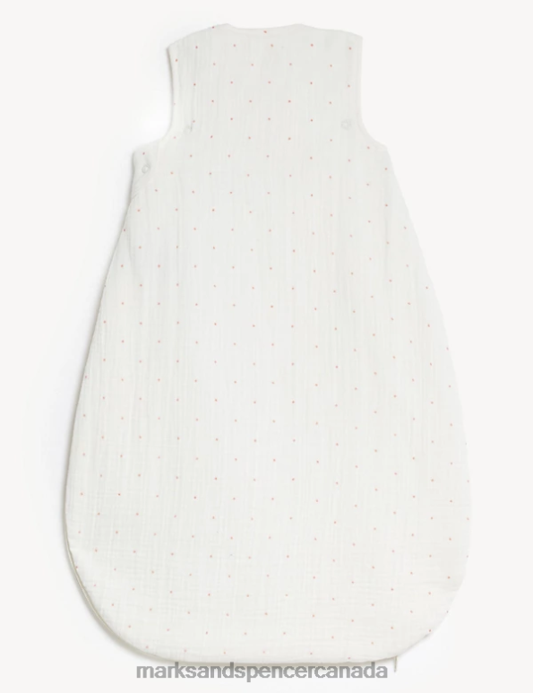 Marks and Spencer sale - Unisex Cream Mix Accessories Marks & Spencer Pure Cotton Bunny 1.5 Tog Sleeping Bag 20VTD7643