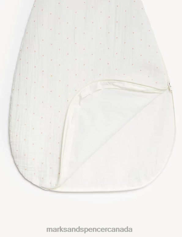 Marks and Spencer sale - Unisex Cream Mix Accessories Marks & Spencer Pure Cotton Bunny 1.5 Tog Sleeping Bag 20VTD7643