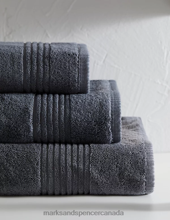Unisex Charcoal Accessories Marks & Spencer Egyptian Cotton Luxury Towel 20VTD3644 - Marks and Spencer outlet