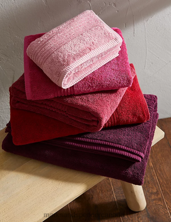 Marks and Spencer sale - Unisex Dark Raspberry Accessories Marks & Spencer Egyptian Cotton Luxury Towel 20VTD3653