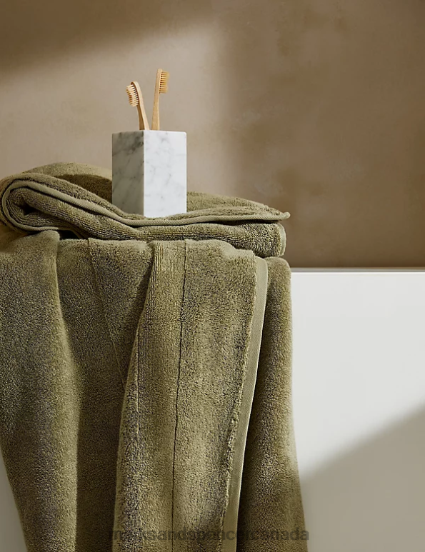 Marks and Spencer near me - Unisex Khaki Accessories Marks & Spencer Ultimate Turkish Luxury Cotton Towel 20VTD3596