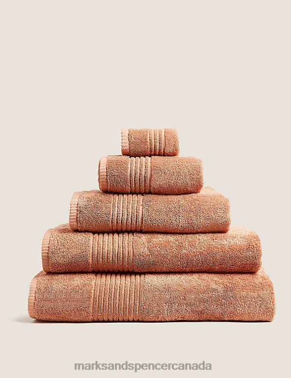 Unisex Light Terracotta Accessories Marks & Spencer Egyptian Cotton Luxury Towel 20VTD3648 - Marks and Spencer online