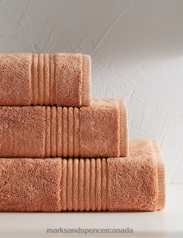 Unisex Light Terracotta Accessories Marks & Spencer Egyptian Cotton Luxury Towel 20VTD3648 - Marks and Spencer online