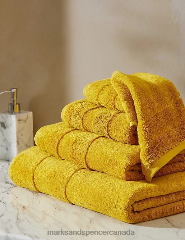 Marks and Spencer sale - Unisex Ochre Accessories Marks & Spencer Ultimate Turkish Luxury Cotton Towel 20VTD3597