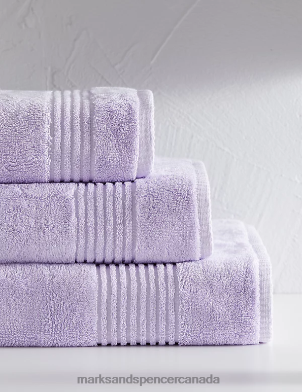 Unisex Pale Lilac Accessories Marks & Spencer Egyptian Cotton Luxury Towel 20VTD3650 - Marks and Spencer outlet