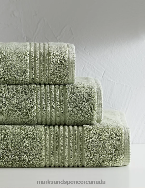 Unisex Pistachio Accessories Marks & Spencer Egyptian Cotton Luxury Towel 20VTD3300 - Marks and Spencer outlet