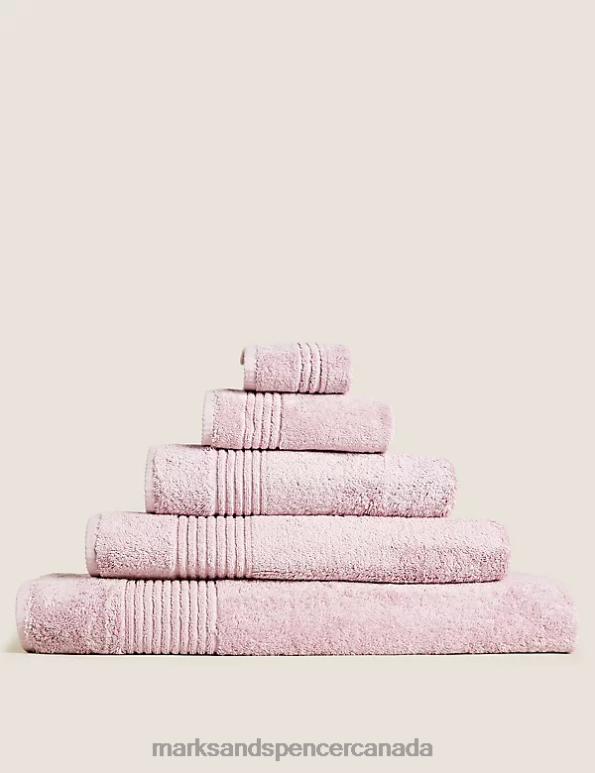 Unisex Sugar Plum Accessories Marks & Spencer Egyptian Cotton Luxury Towel 20VTD3637 - Marks and Spencer Canada locations