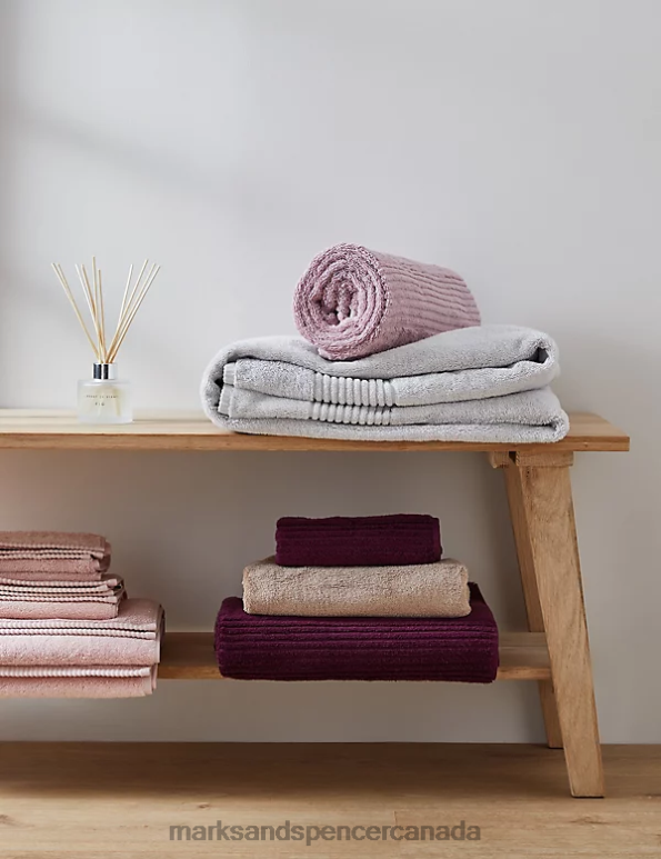 Unisex Sugar Plum Accessories Marks & Spencer Egyptian Cotton Luxury Towel 20VTD3637 - Marks and Spencer Canada locations