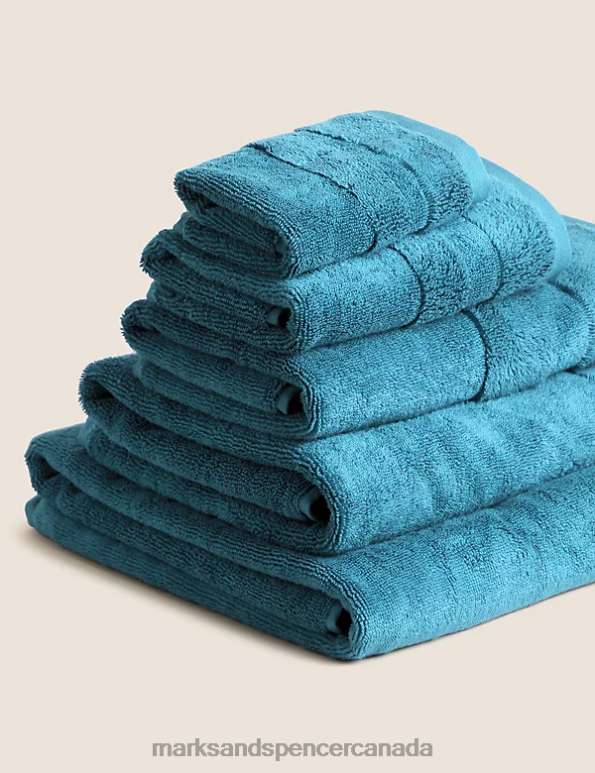 Unisex Teal Accessories Marks & Spencer Ultimate Turkish Luxury Cotton Towel 20VTD3606 - Marks and Spencer outlet