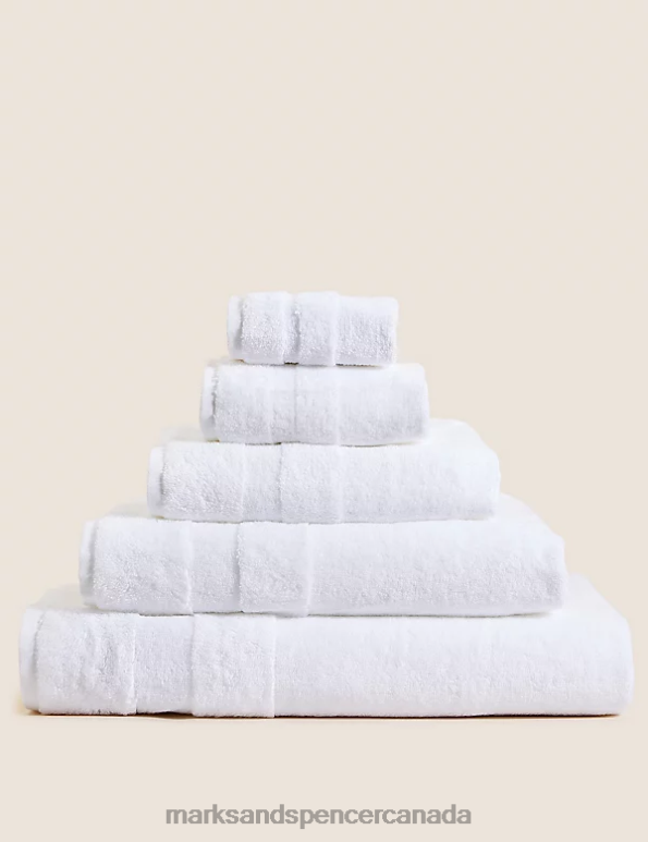 Marks and Spencer Canada - Unisex White Accessories Marks & Spencer Ultimate Turkish Luxury Cotton Towel 20VTD3595