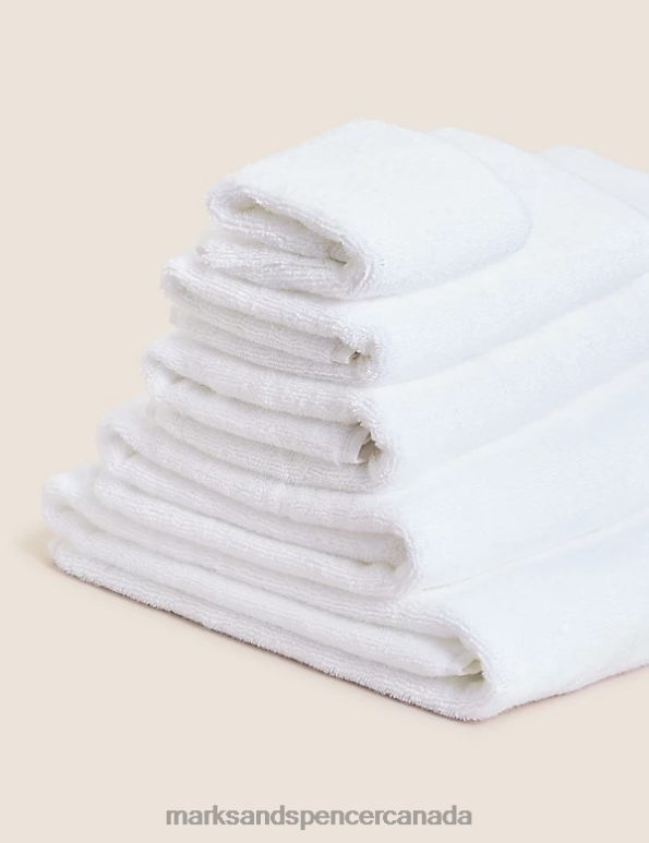 Marks and Spencer Canada - Unisex White Accessories Marks & Spencer Ultimate Turkish Luxury Cotton Towel 20VTD3595
