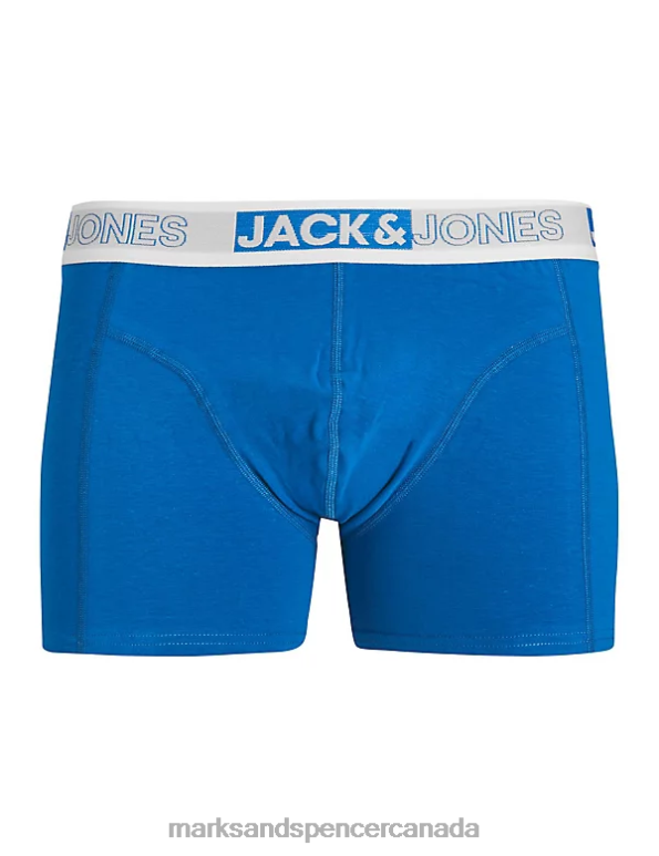 Unisex Orange Mix Accessories Marks & Spencer 3pk Cotton Rich Trunks 20VTD7546 - Marks and Spencer Canada locations