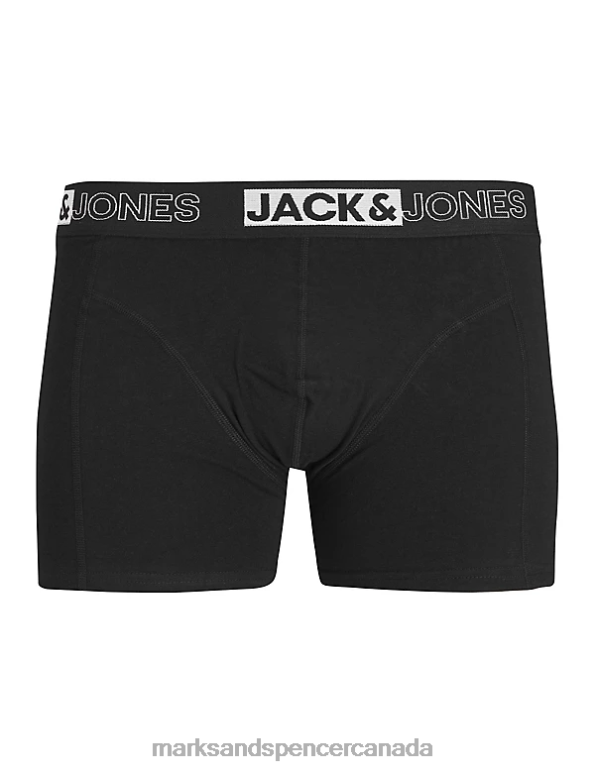 Unisex Orange Mix Accessories Marks & Spencer 3pk Cotton Rich Trunks 20VTD7546 - Marks and Spencer Canada locations