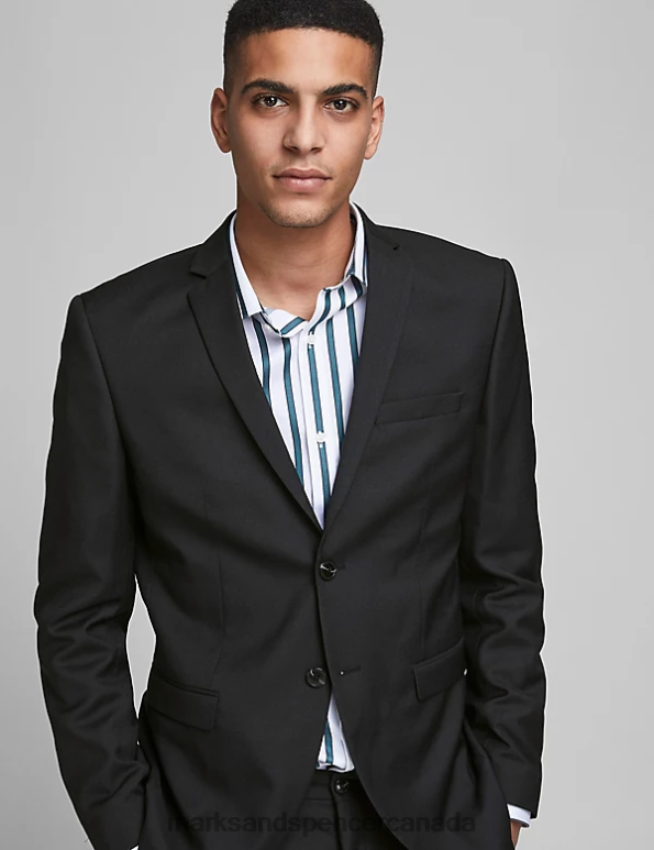 Unisex Black Clothing Marks & Spencer Tailored Fit Blazer 20VTD6203 - Marks and Spencer Canada locations