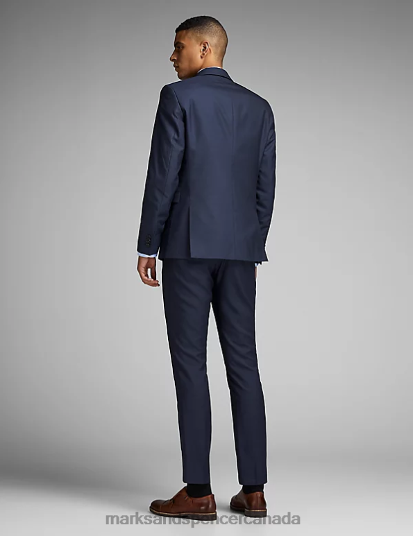 Unisex Navy Clothing Marks & Spencer Tailored Fit Blazer 20VTD6554 - Marks and Spencer outlet
