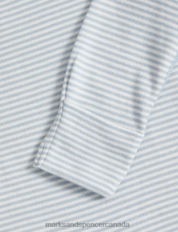 Unisex Multi Clothing Marks & Spencer 5pk Pure Cotton Striped Bodysuits 20VTD7504 - Marks and Spencer outlet