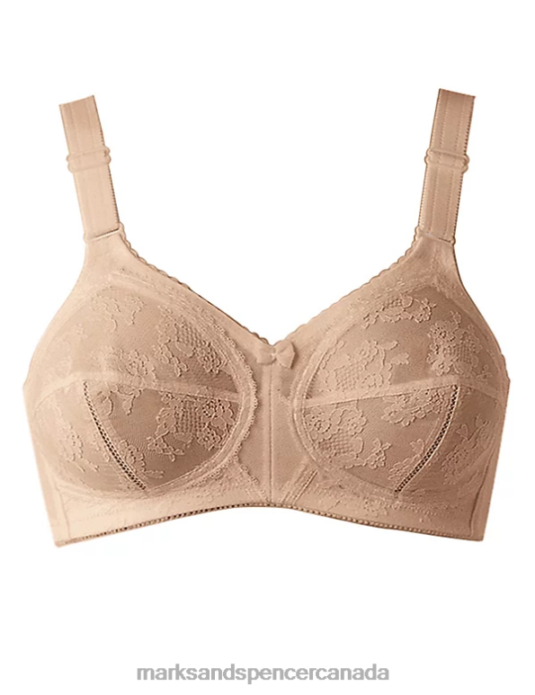 Unisex Biscuit Clothing Marks & Spencer Doreen X Non Wired Full Cup Bra 20VTD3657 - Marks and Spencer outlet