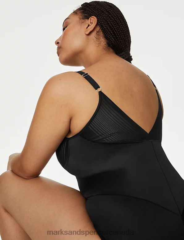 Unisex Black Clothing Marks & Spencer Body Define Firm Control Wear Your Own Bra Bodysuit 20VTD4152 - Marks and Spencer online