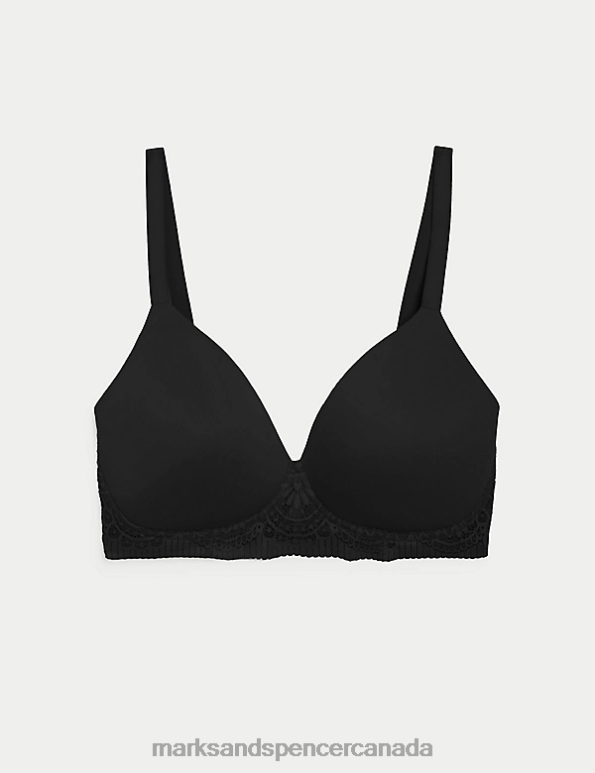 Unisex Black Clothing Marks & Spencer Body Soft Non Wired Full Cup Bra 20VTD3811 - Marks and Spencer online