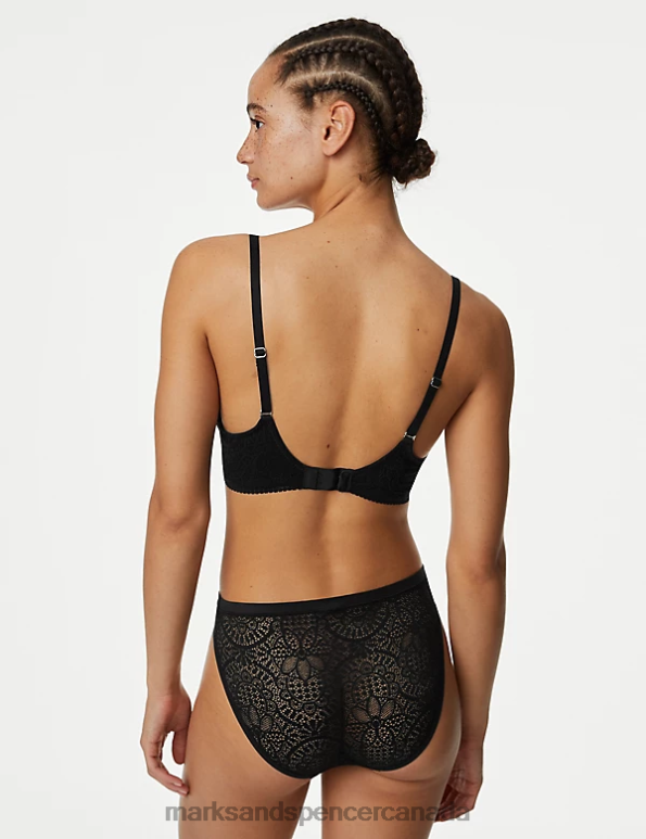 Marks and Spencer near me - Unisex Black Clothing Marks & Spencer Body Soft Non Wired Plunge Bra 20VTD3737