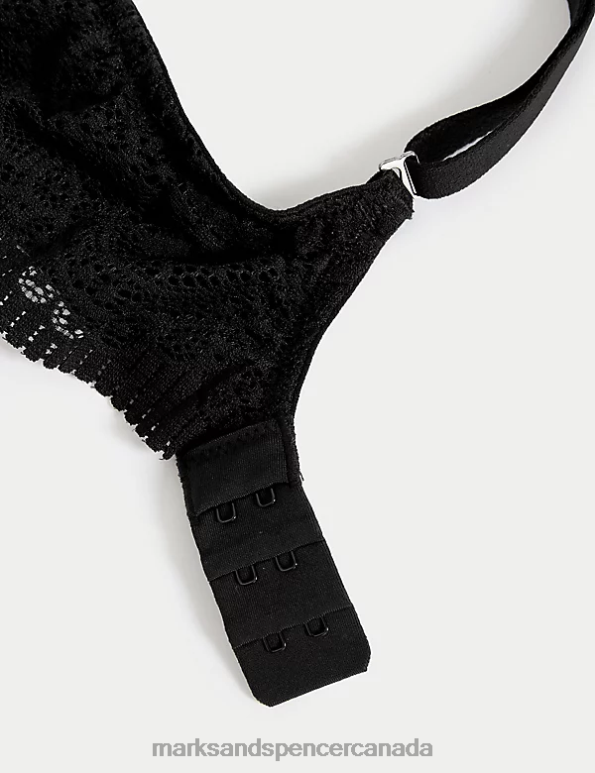 Marks and Spencer near me - Unisex Black Clothing Marks & Spencer Body Soft Non Wired Plunge Bra 20VTD3737