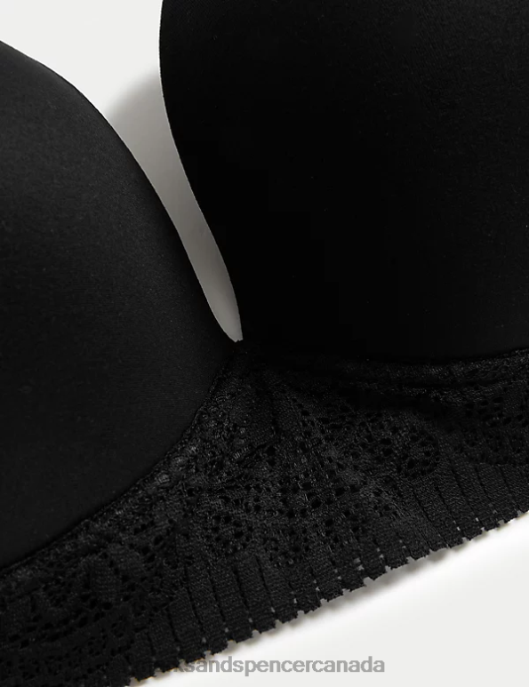 Marks and Spencer sale - Unisex Black Clothing Marks & Spencer Body Soft Non Wired Plunge Bra 20VTD4024
