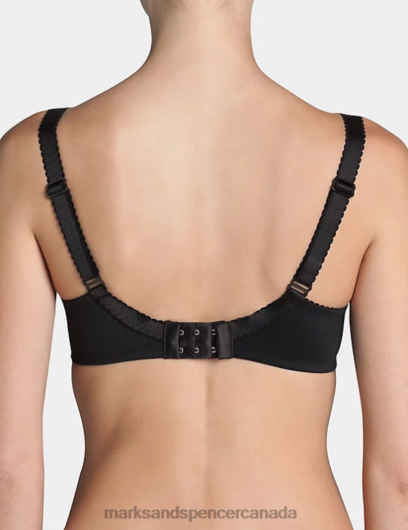 Marks and Spencer near me - Unisex Black Clothing Marks & Spencer Delicate Doreen Non Wired Full Cup Bra 20VTD3660