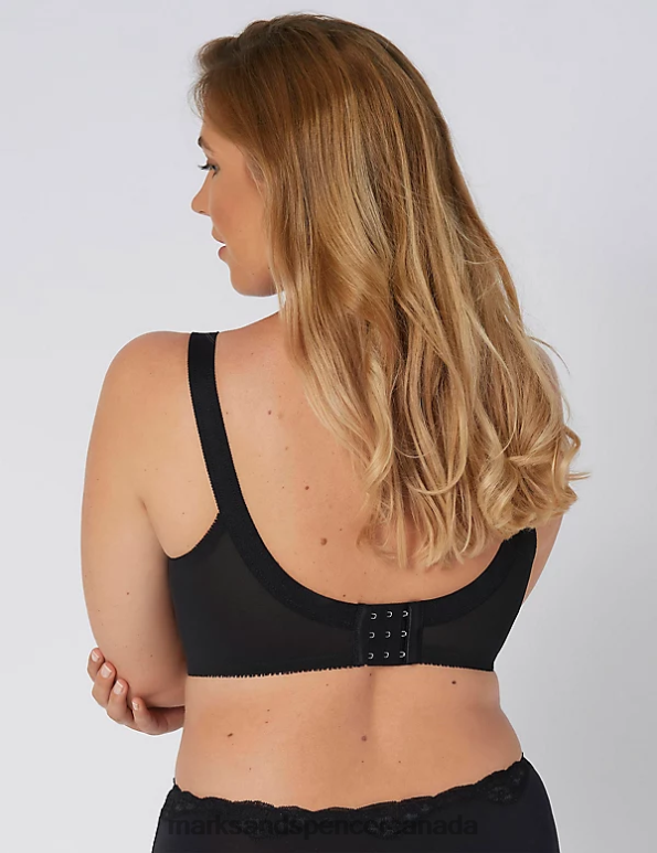 Unisex Black Clothing Marks & Spencer Doreen X Non Wired Full Cup Bra 20VTD3656 - Marks and Spencer Canada locations