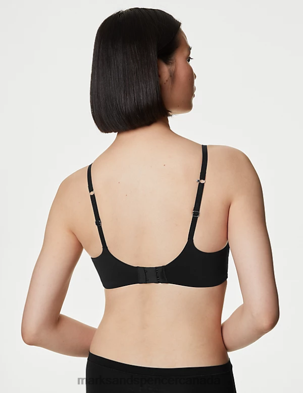 Unisex Black Clothing Marks & Spencer Flexifit Non Wired Bralette 20VTD4035 - Marks and Spencer Canada locations