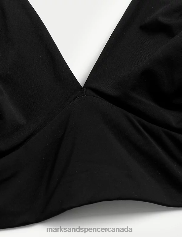 Unisex Black Clothing Marks & Spencer Flexifit Non Wired Bralette 20VTD4035 - Marks and Spencer Canada locations