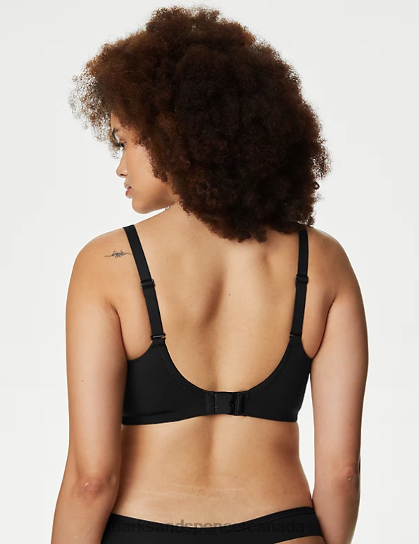 Unisex Black Clothing Marks & Spencer Flexifit Non Wired Full Cup Bra 20VTD3794 - Marks and Spencer outlet