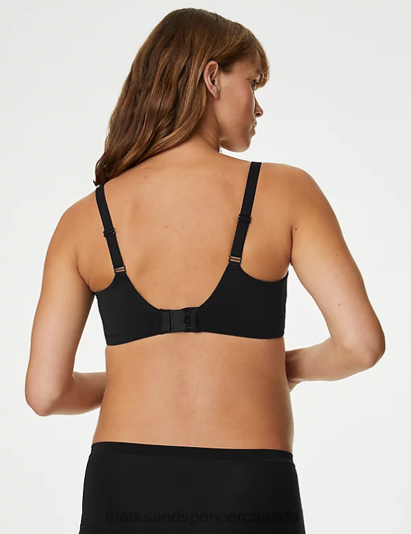 Marks and Spencer near me - Unisex Black Clothing Marks & Spencer Flexifit Non Wired Nursing Bra 20VTD4619