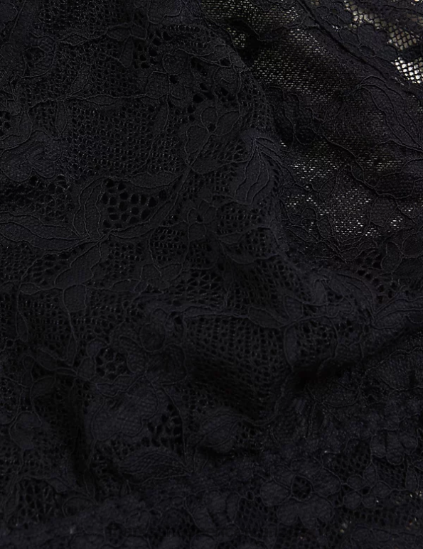 Unisex Black Clothing Marks & Spencer Lace Non Wired Bralette 20VTD4106 - Marks and Spencer outlet