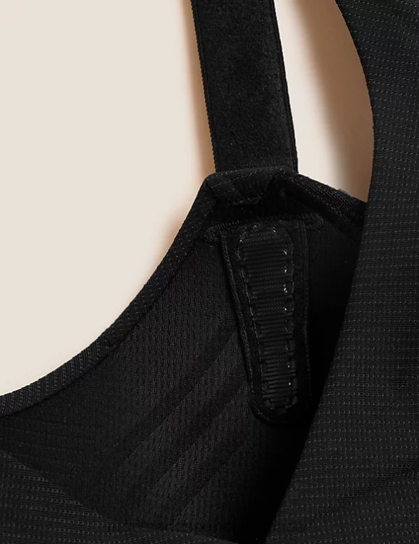 Unisex Black Clothing Marks & Spencer Ultimate Support Custom Fit Sports Bra 20VTD4347 - Marks and Spencer Canada locations