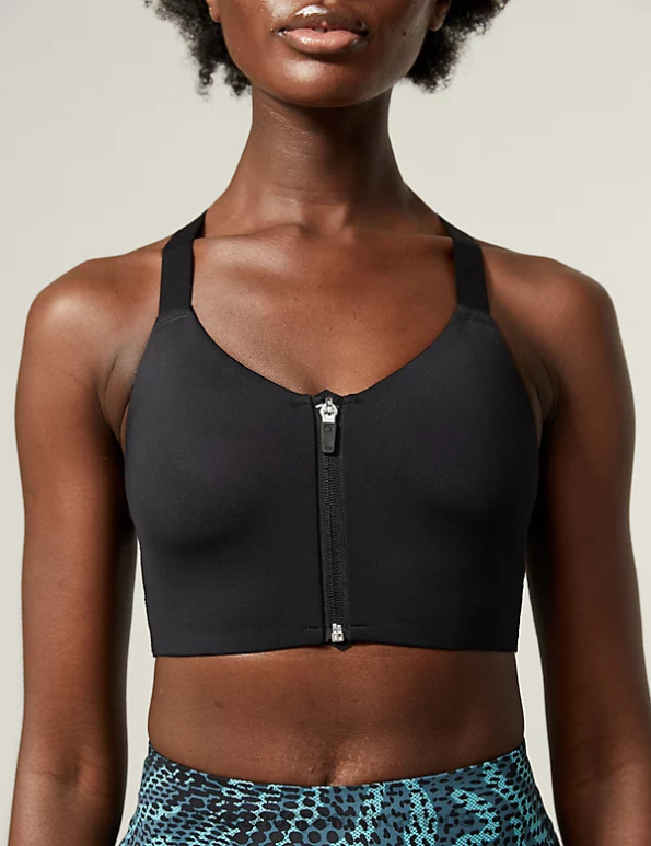 Marks and Spencer near me - Unisex Black Clothing Marks & Spencer Ultimate Support Non Wired Sports Bra 20VTD4542