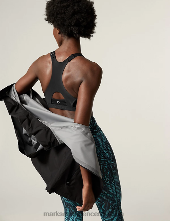 Marks and Spencer near me - Unisex Black Clothing Marks & Spencer Ultimate Support Non Wired Sports Bra 20VTD4542