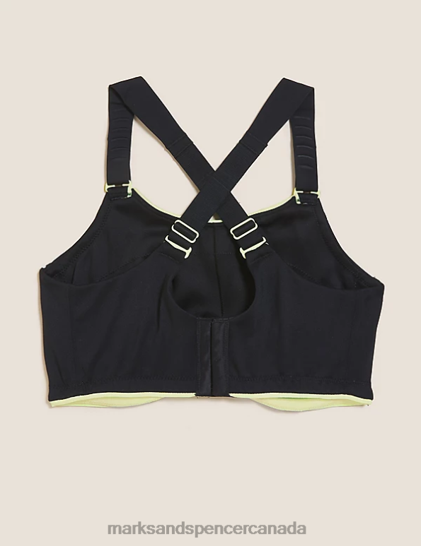 Marks and Spencer Canada - Unisex Black Clothing Marks & Spencer Ultimate Support Serious Sports Bra 20VTD4585