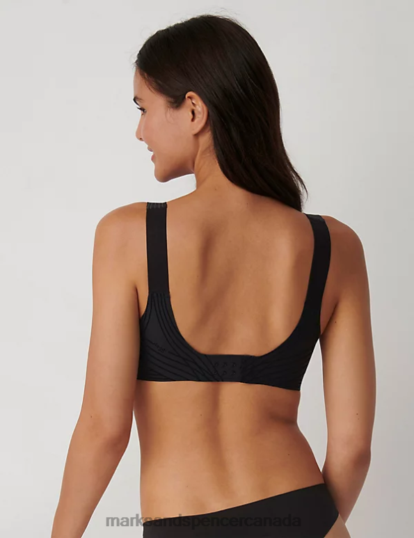 Unisex Black Clothing Marks & Spencer Zero Feel 2.0 Non Padded Non Wired Bralette 20VTD4487 - Marks and Spencer online