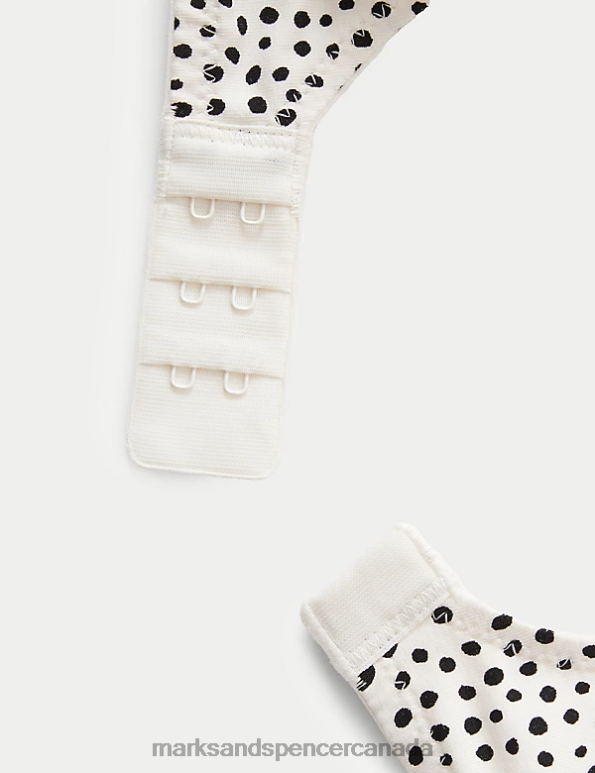 Marks and Spencer near me - Unisex Black Mix Clothing Marks & Spencer 3pk Cotton Wired Plunge T-Shirt Bras 20VTD3908