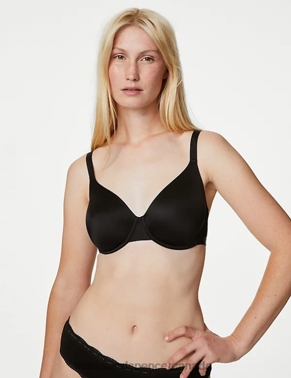 Unisex Black Mix Clothing Marks & Spencer 3pk Wired Full Cup Bras 20VTD3695 - Marks and Spencer Canada locations