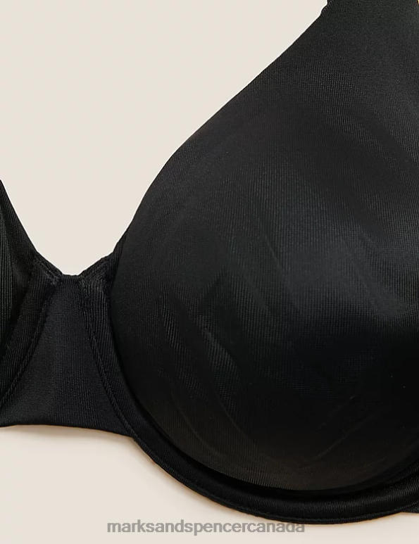 Unisex Black Mix Clothing Marks & Spencer 3pk Wired Full Cup Bras 20VTD3695 - Marks and Spencer Canada locations